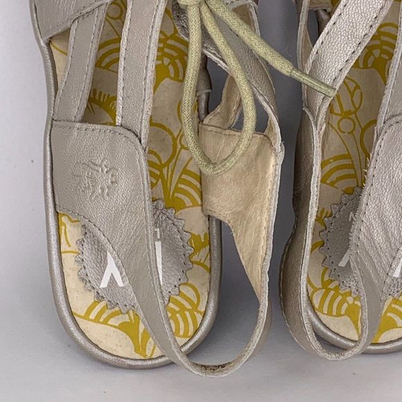 Fly London Womens Wedged Sandals Sz 37 - Picture 7 of 10